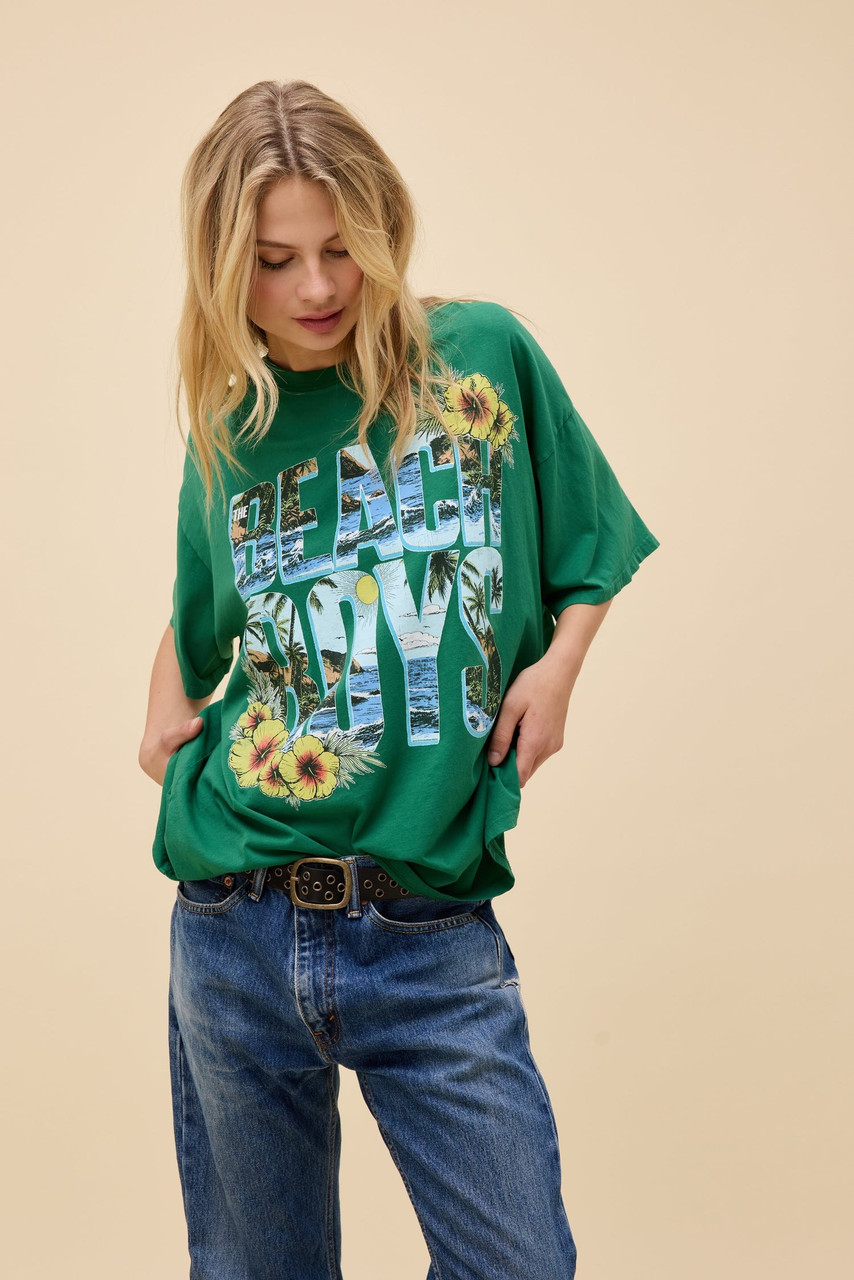 Daydreamer Women's The Beach Boys Tropical Stack Tee