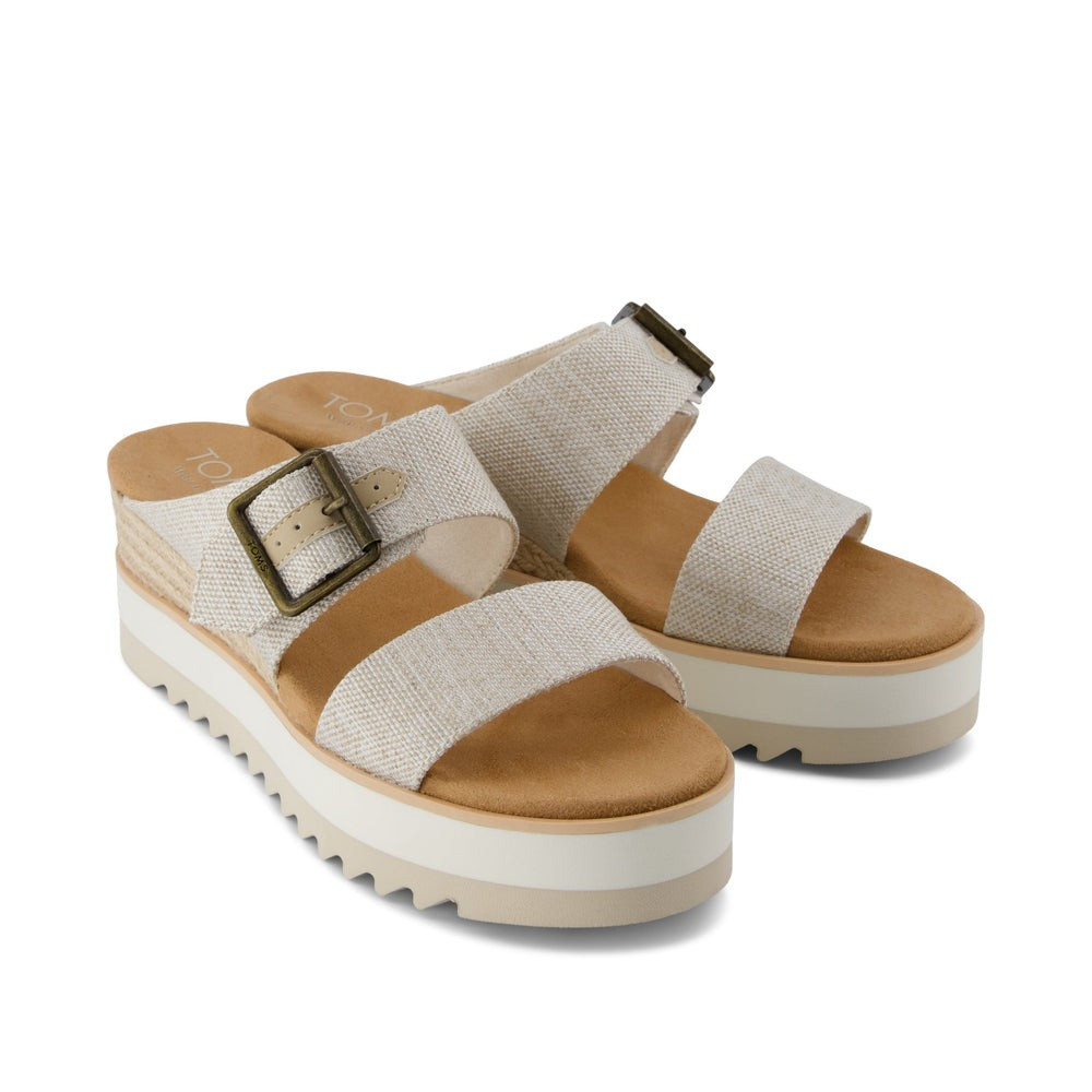 TOMS Women's Diana Mule Buckle Wedge Sandals