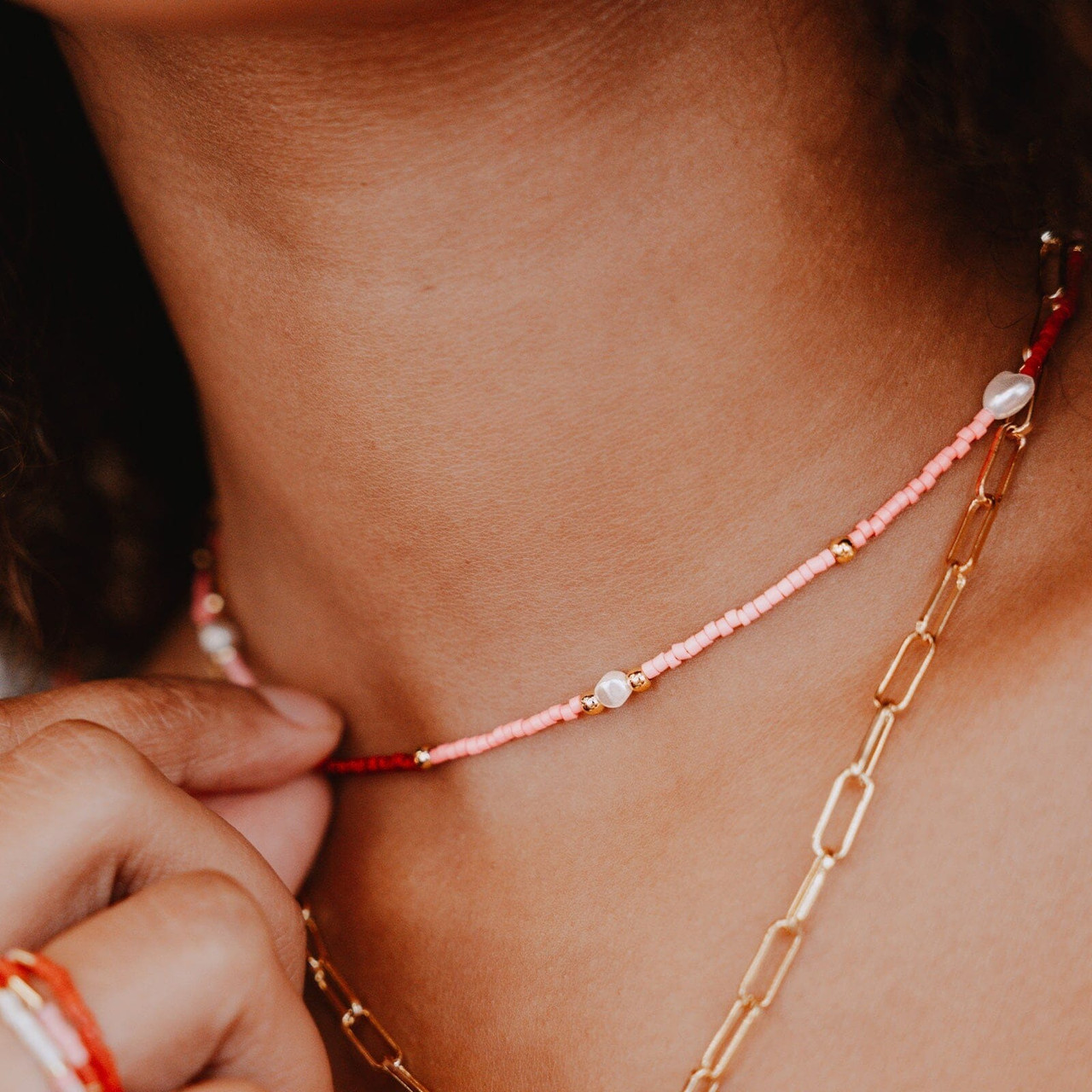 Pura Vida Heart Eyes Choker Necklace