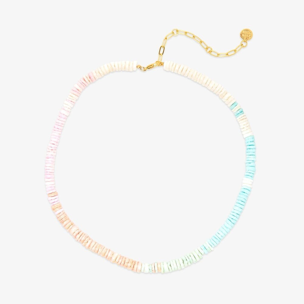 Pura Vida Pink Sands Puka Choker Necklace