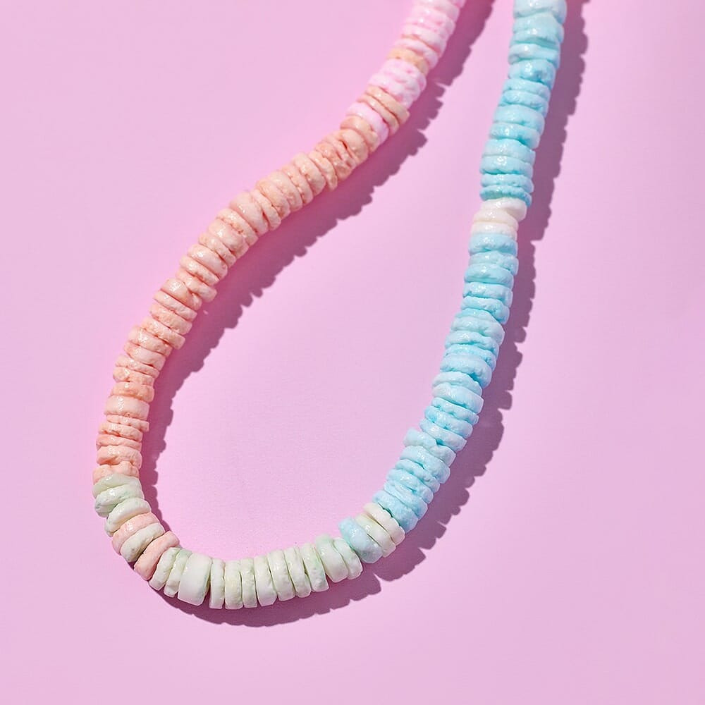 Pura Vida Pink Sands Puka Choker Necklace