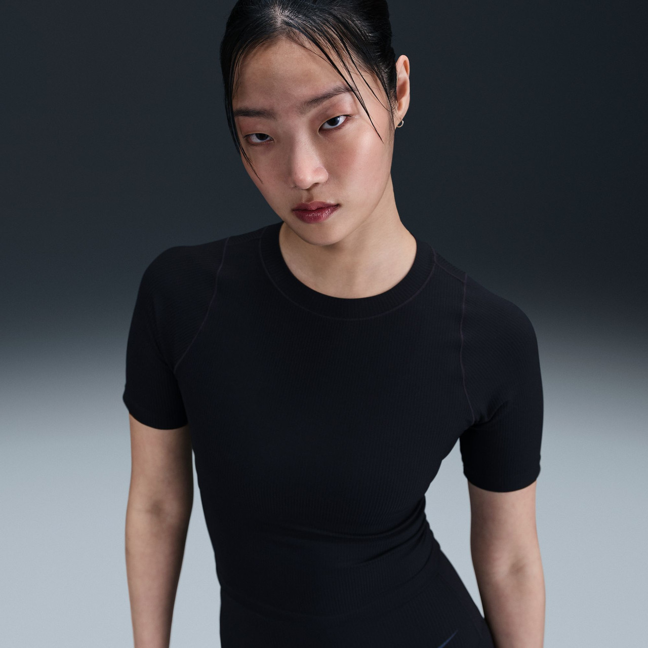 Nike Women's Dri-Fit Short Sleeve Rib Tee