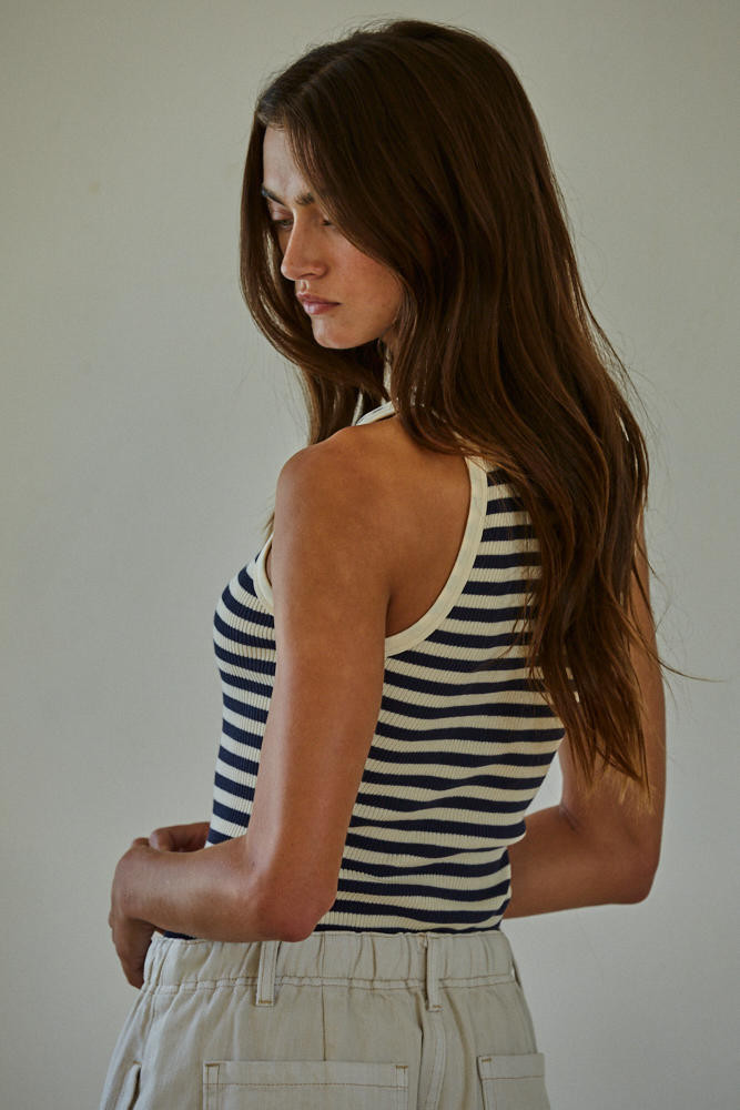 By Together Women's Deuce Striped Tank Top