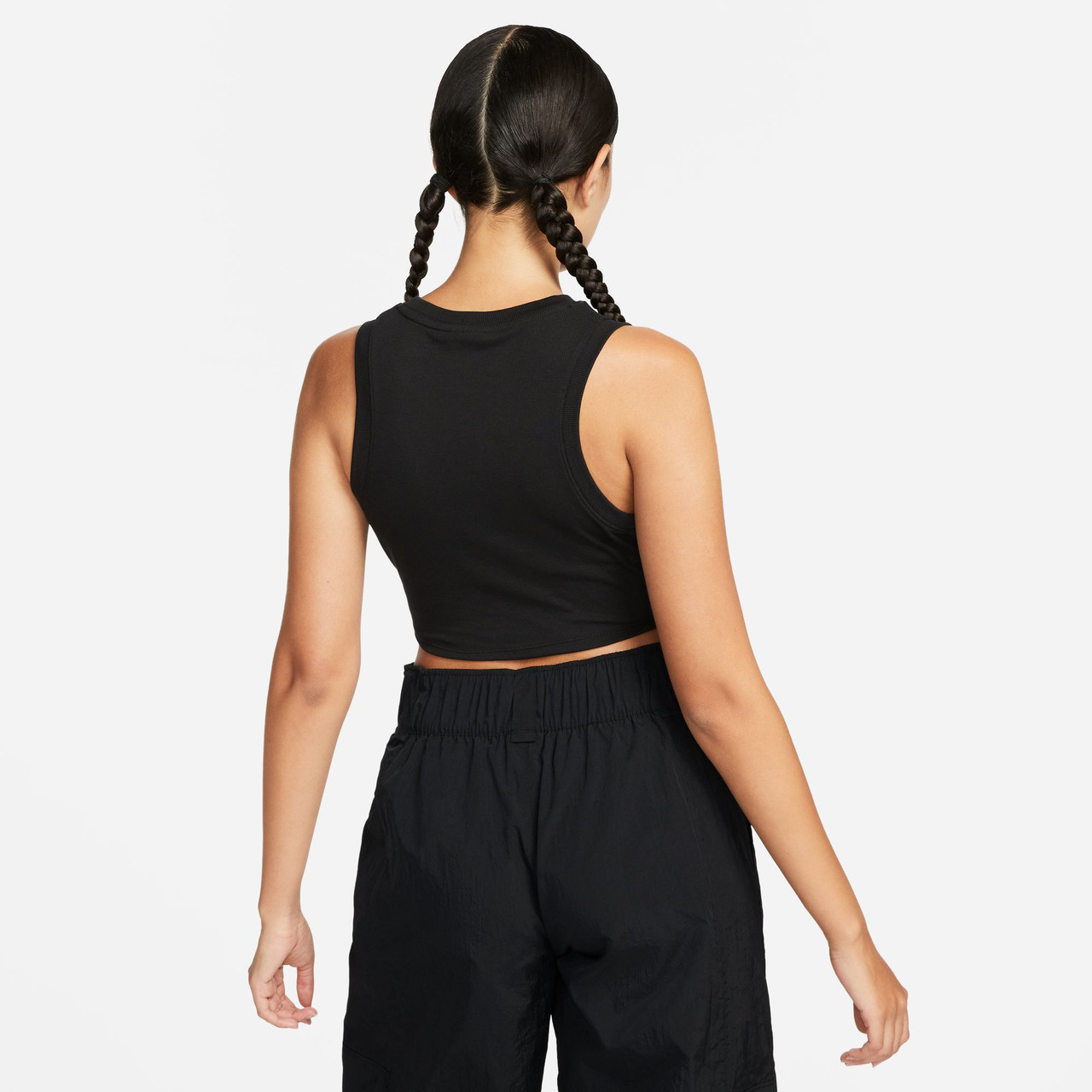 Nike Women's Essential Rib Cropped Tank Top