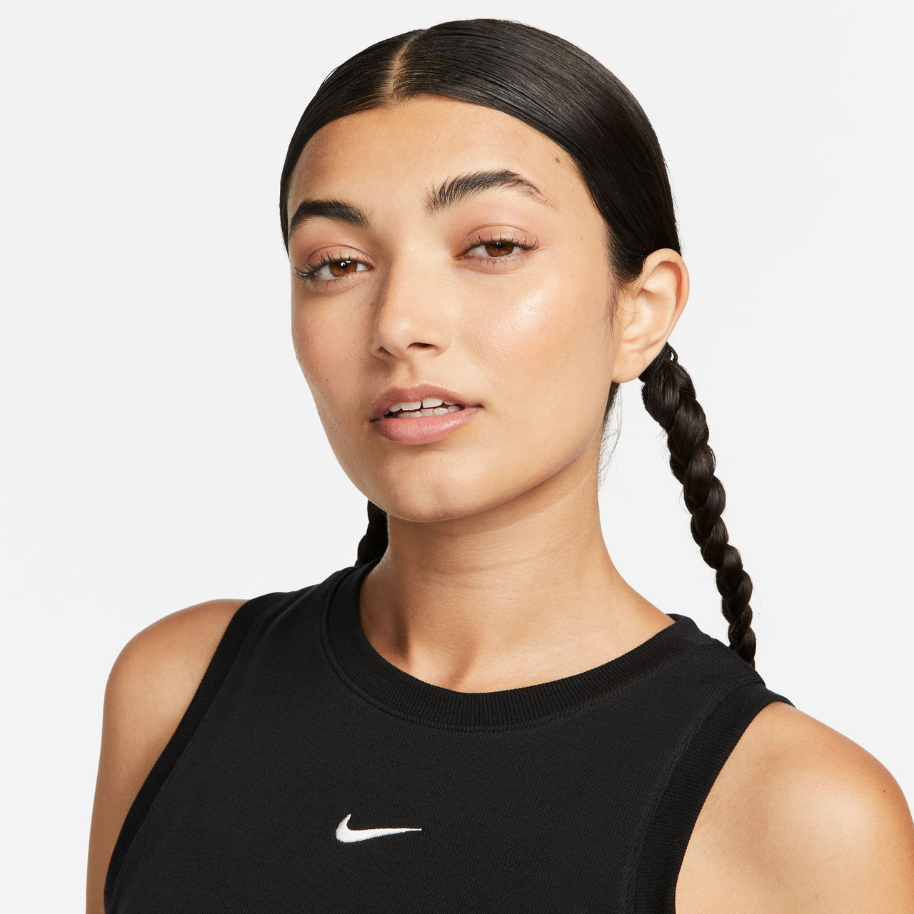 Nike Women's Essential Rib Cropped Tank Top