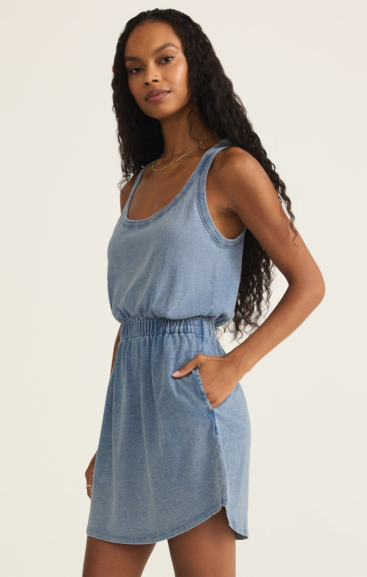 Z Supply Women's Keegan Knit Denim Dress