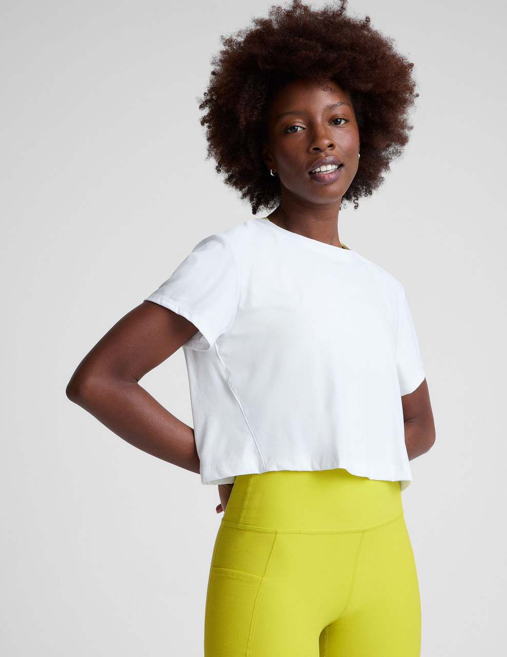 Beyond Yoga Women's Featherweight Supreme Cropped Tee 4 Beyond Yoga Women's Featherweight Supreme Cropped Tee