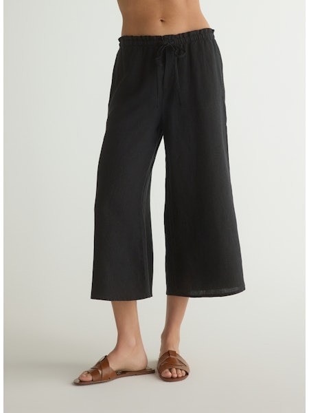 Bella Dahl Women's Wide Leg Crop Pant