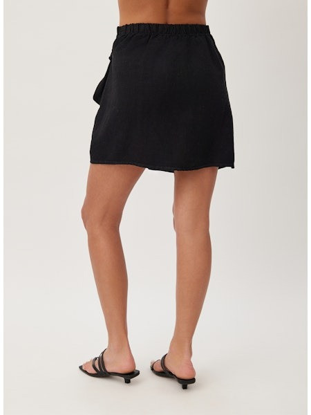 Bella Dahl Women's Wrap Sarong Mini Skirt 3 Bella Dahl Women's Wrap Sarong Mini Skirt
