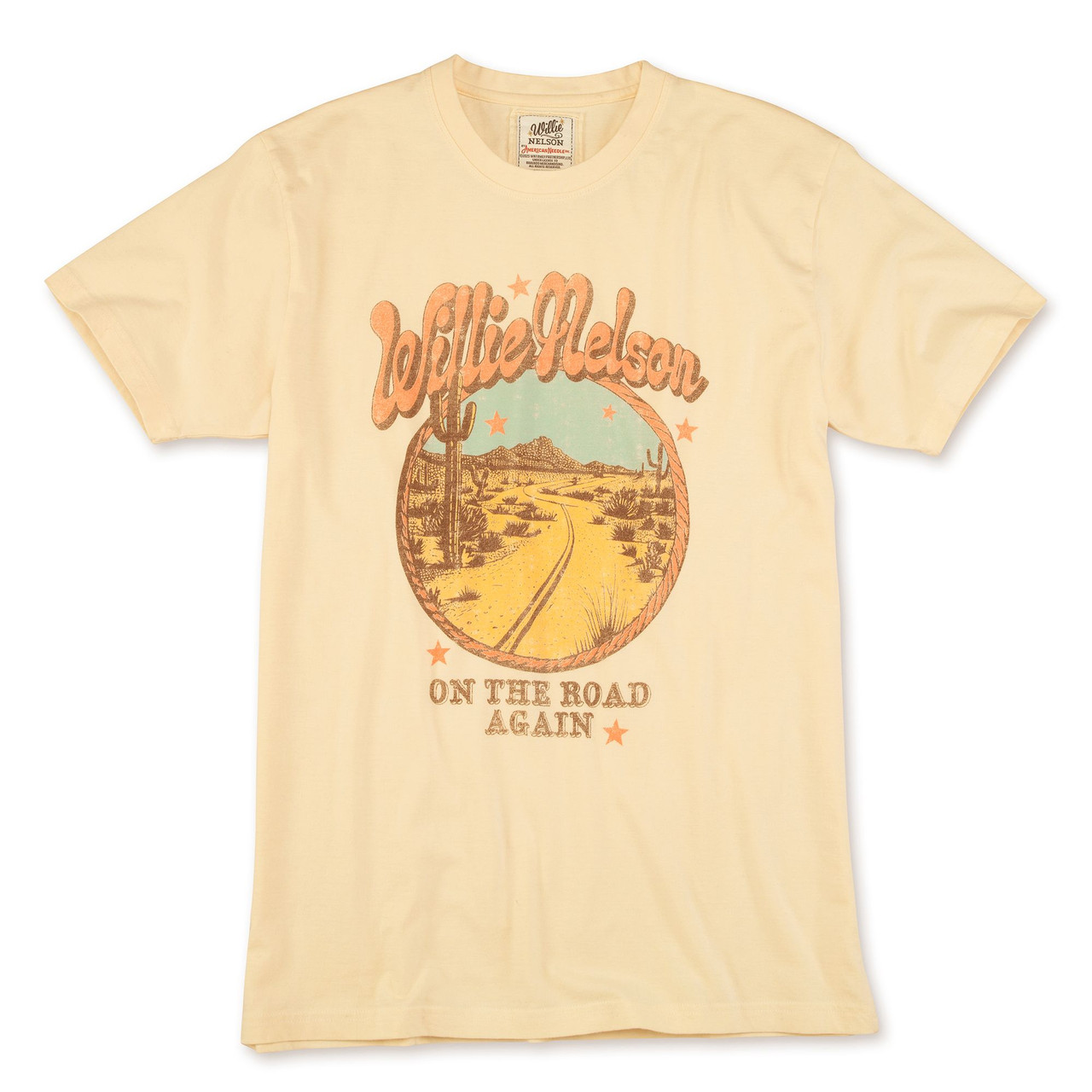 American Needle Willie Nelson Vintage Fade Tee