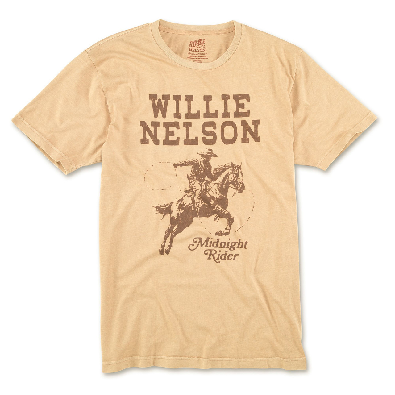 American Needle Willie Nelson Red Label Pigment Tee