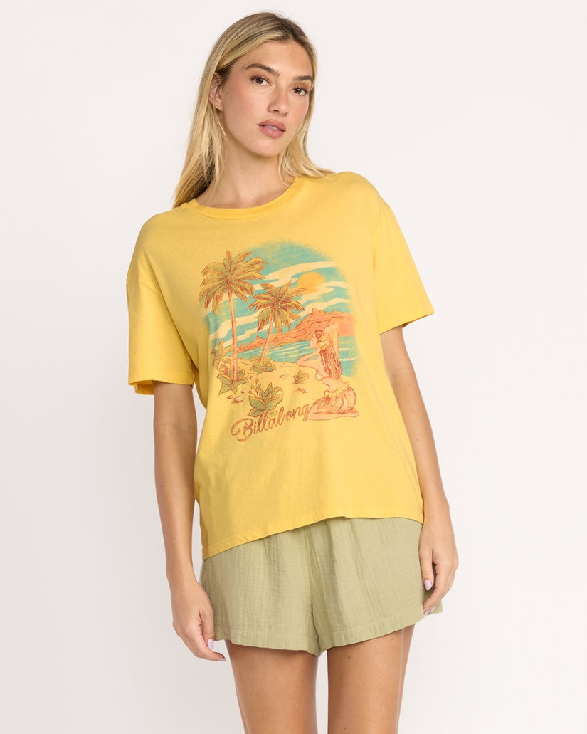 Billabong Women's Trouble In Paradise Tee