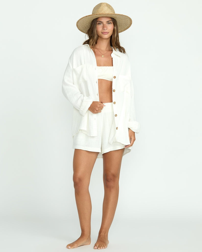 Billabong Women's Sweet Swell Long Sleeve Shirt 4 Billabong Women's Sweet Swell Long Sleeve Shirt