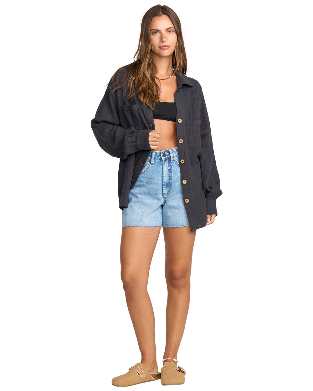 Billabong Women's Sweet Swell Long Sleeve Shirt 7 Billabong Women's Sweet Swell Long Sleeve Shirt