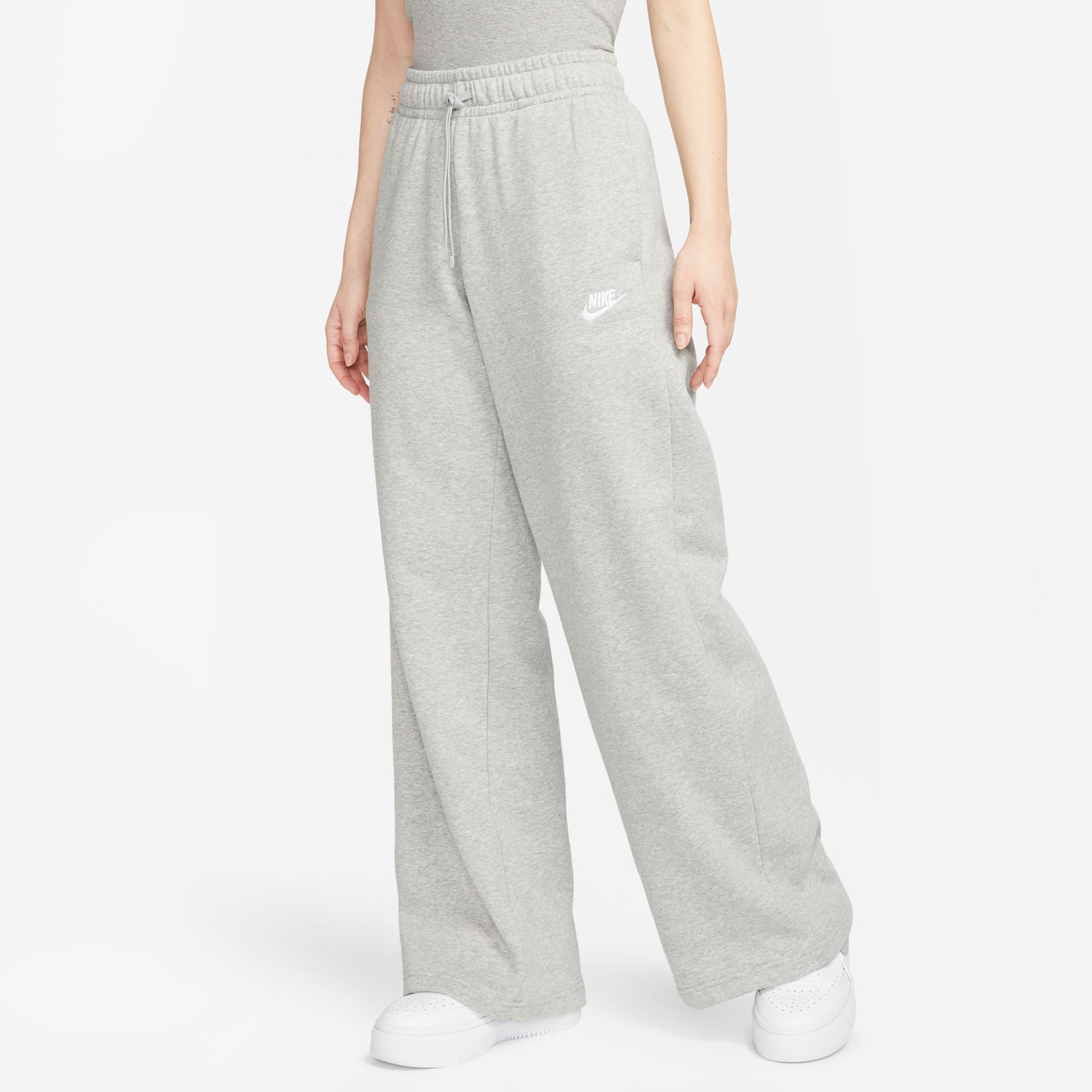 Nike Women's Club Fleece Mid Rise Wide Leg Sweatpants 6 Nike Women's Club Fleece Mid Rise Wide Leg Sweatpants