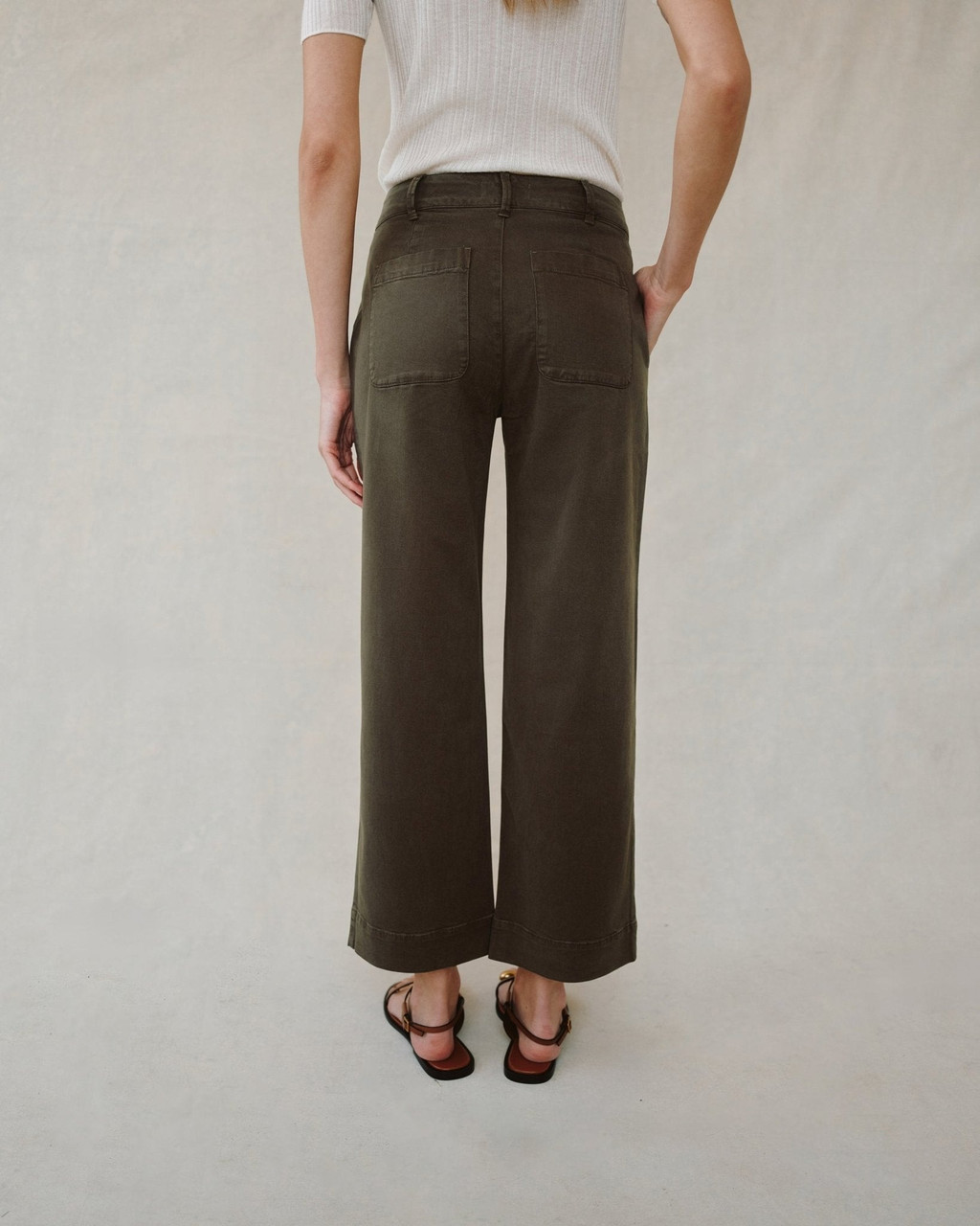 Bella Dahl Women's Saige Wide Leg Crop Pant 10 Bella Dahl Women's Saige Wide Leg Crop Pant