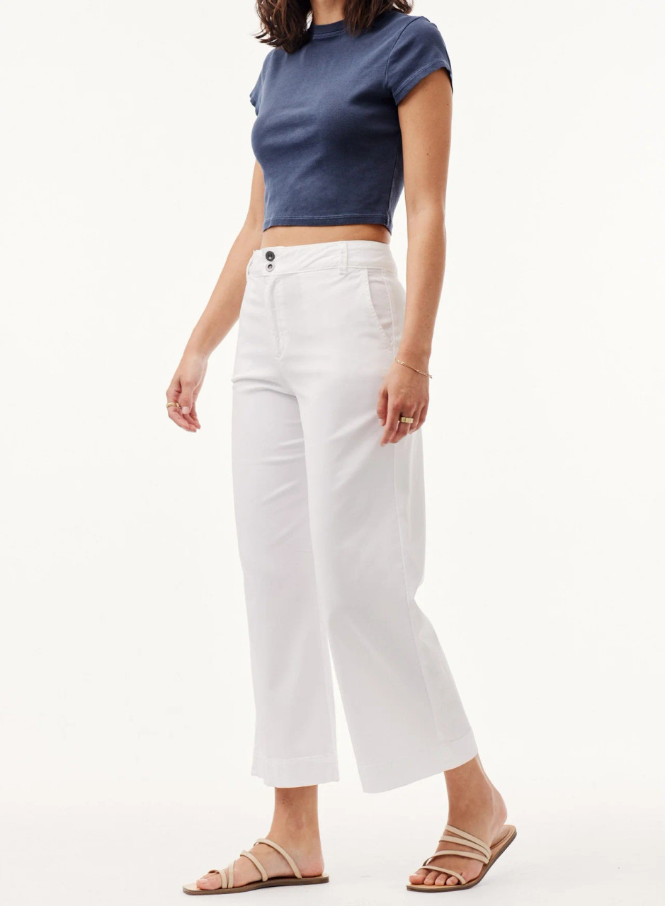 Bella Dahl Women's Saige Wide Leg Crop Pant 6 Bella Dahl Women's Saige Wide Leg Crop Pant