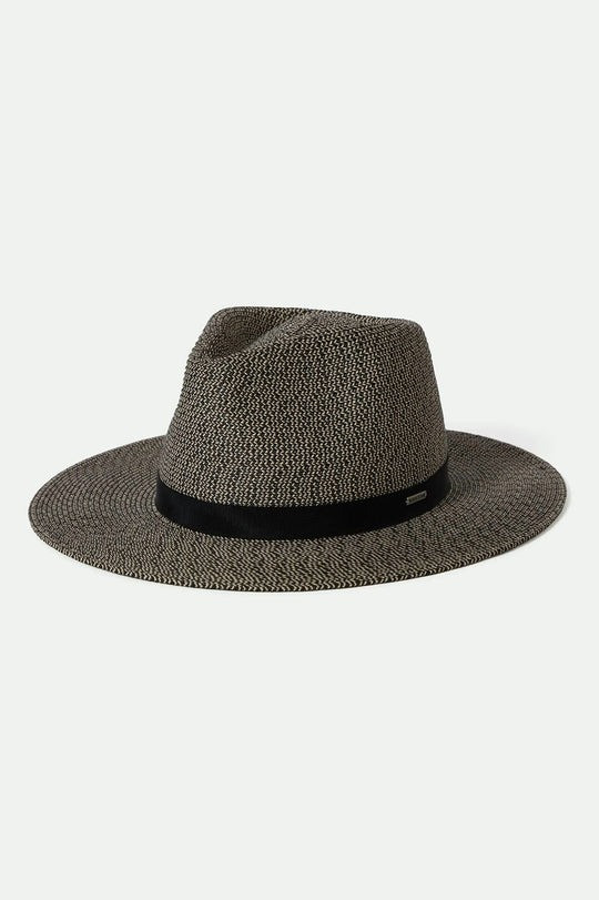 Brixton Carolina Straw Packable Wide Brim Hat