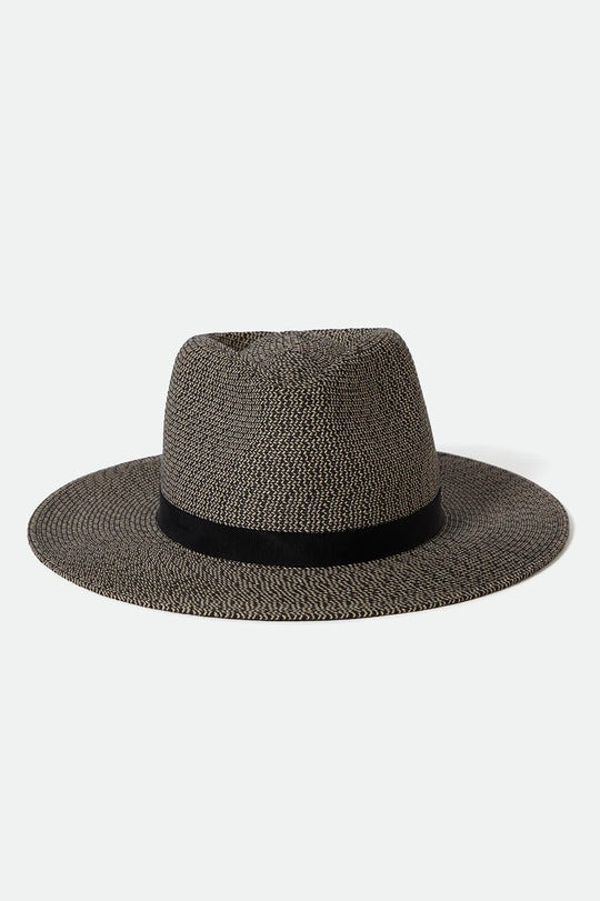 Brixton Carolina Straw Packable Wide Brim Hat