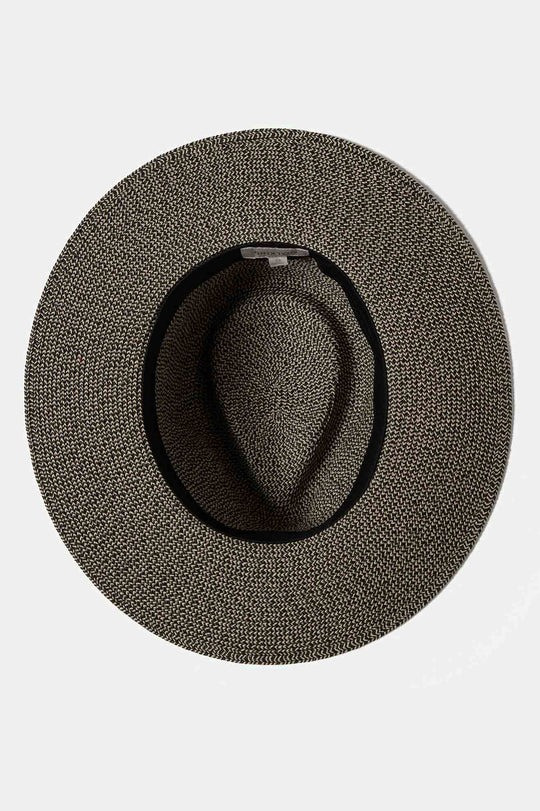 Brixton Carolina Straw Packable Wide Brim Hat