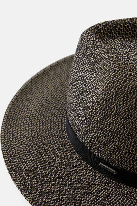 Brixton Carolina Straw Packable Wide Brim Hat