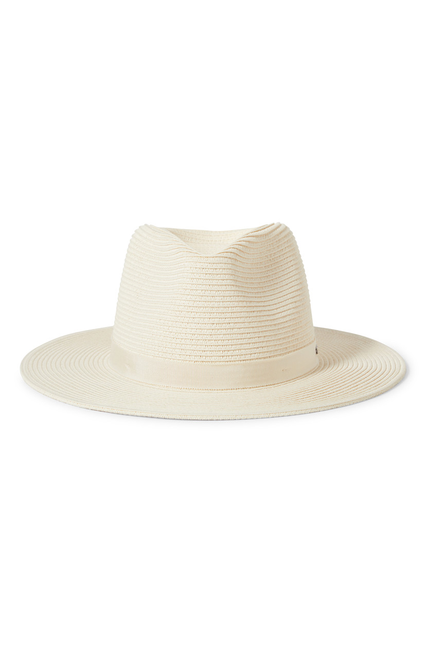 Brixton Carolina Straw Packable Wide Brim Hat