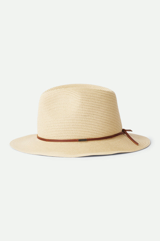 Brixton Women's Wesley Straw Packable Wide Brim Hat