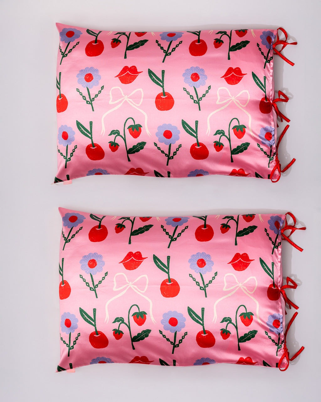 Ban.do Cherry Lips Pillowcase Set