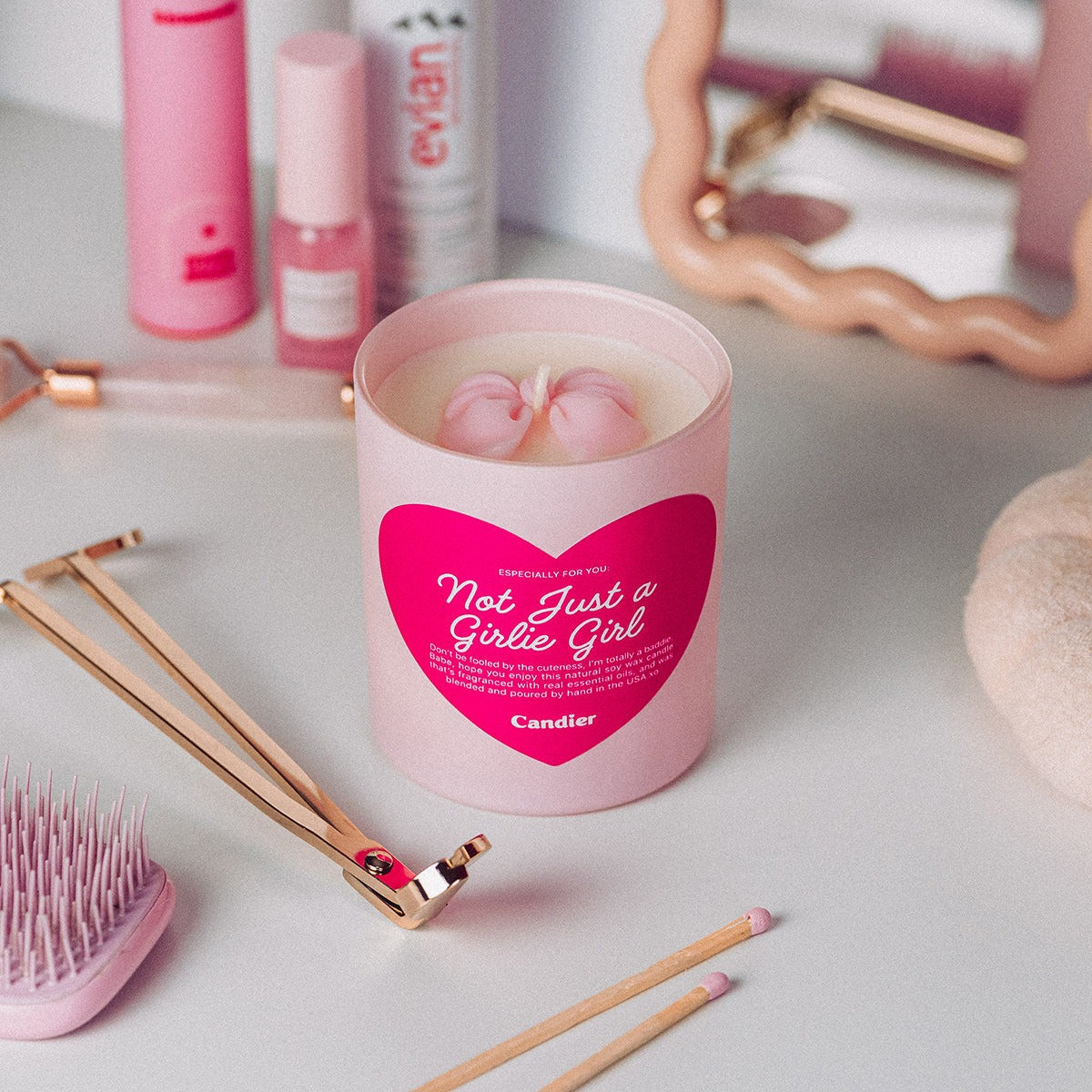 Candier Not Just A Girlie Girl Candle