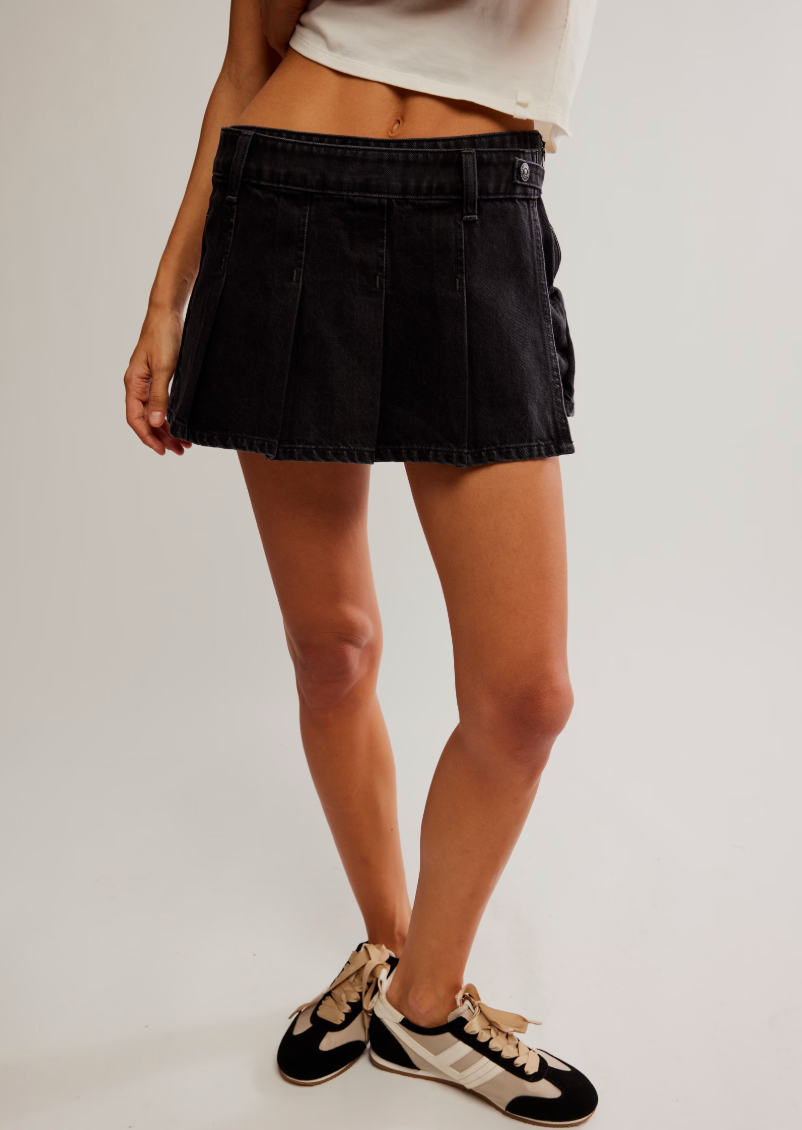 Free People Women's Stephie Denim Skort