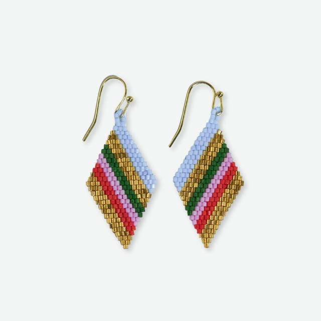 Ink & Alloy Zelda Diamond Drop Earrings