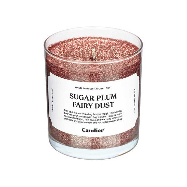 Candier Holiday Glitter Soy Candle