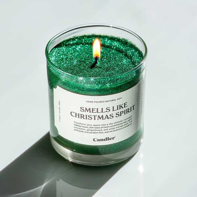 Candier Holiday Glitter Soy Candle