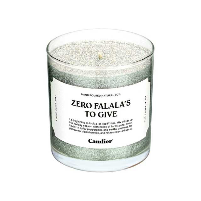 Candier Holiday Glitter Soy Candle