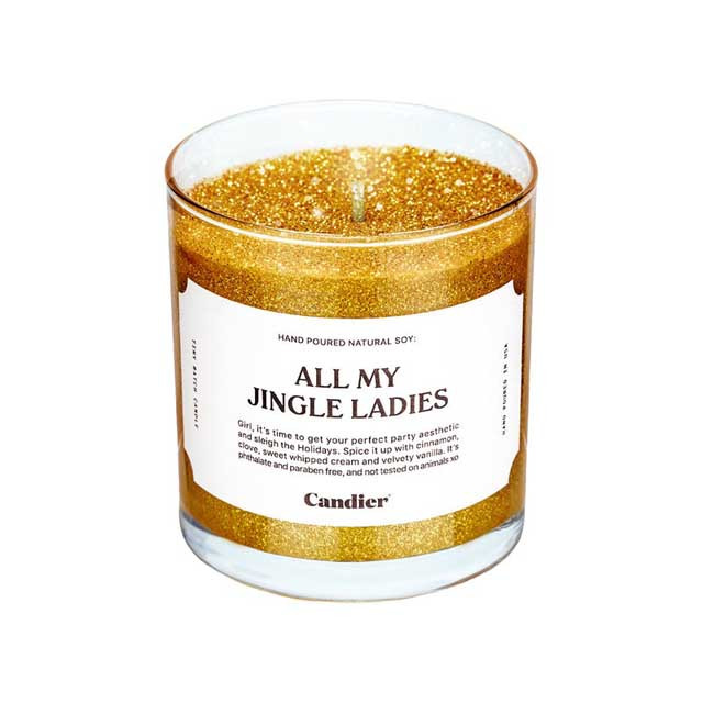 Candier Holiday Glitter Soy Candle