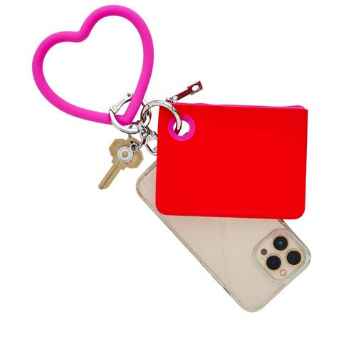 O-Venture Silicone Heart Key Ring