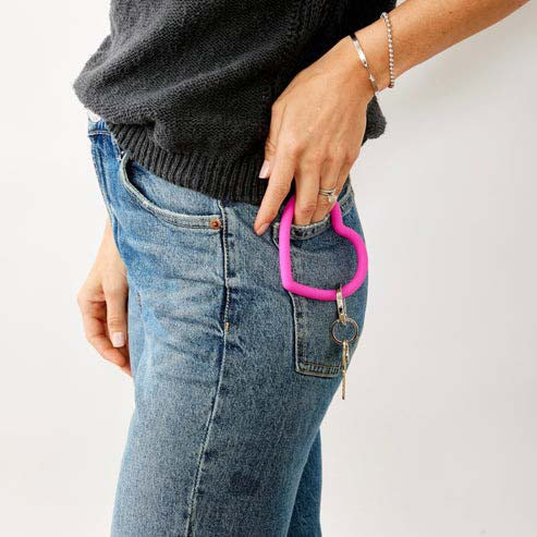 O-Venture Silicone Heart Key Ring