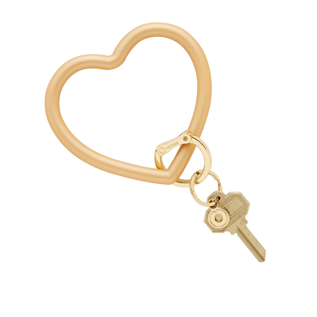 O-Venture Silicone Heart Key Ring