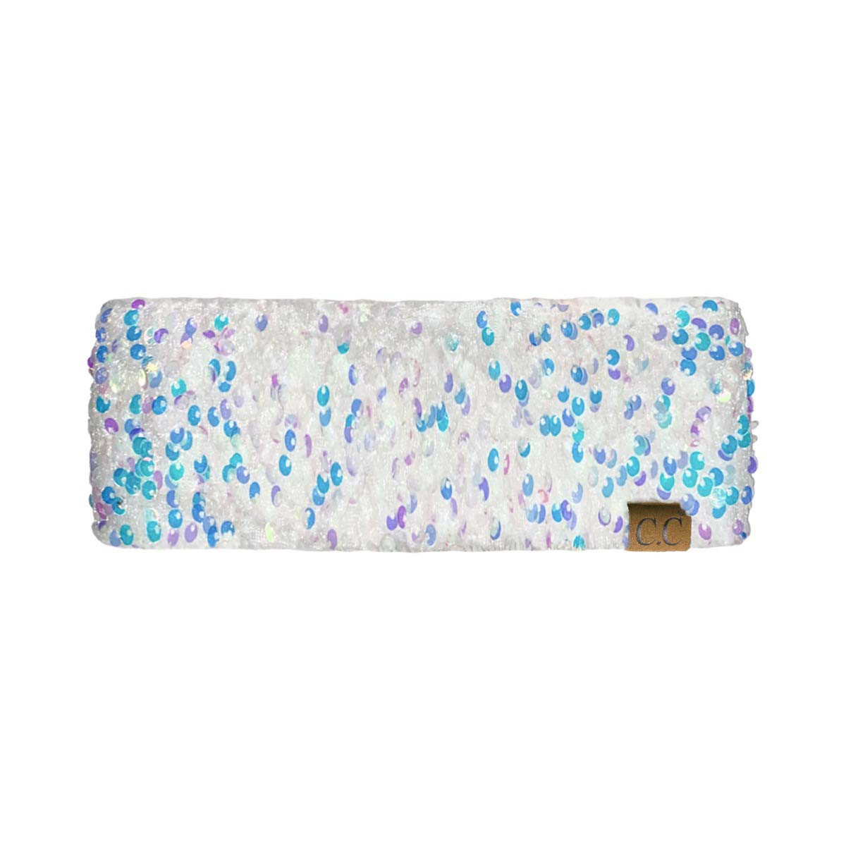 Faux Fur Sequin Ear Warmer