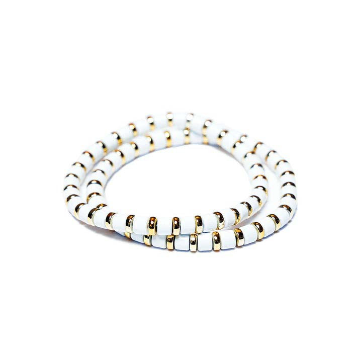 Daily Candy Dream In Color Enamel and Gold Bracelets