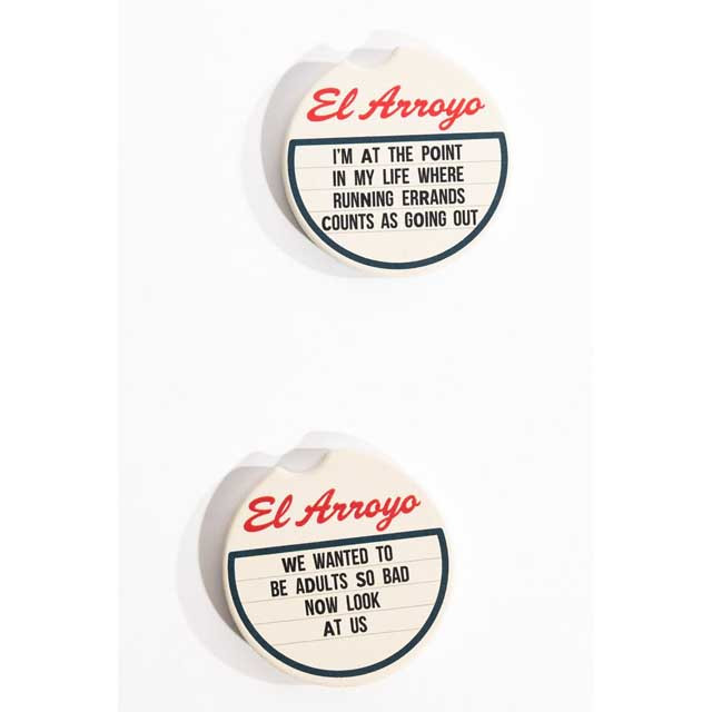 El Arroyo Car Coaster Set - Going Out