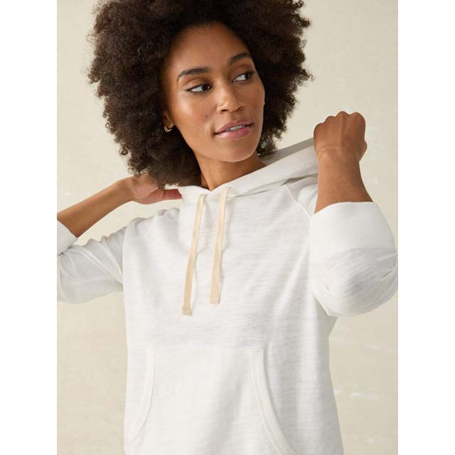 Faherty Women's Sunwashed Slub Hoodie 5 Faherty Women's Sunwashed Slub Hoodie