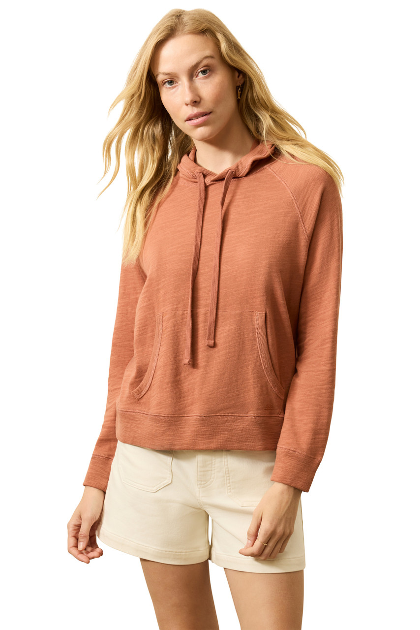 Faherty Women's Sunwashed Slub Hoodie 6 Faherty Women's Sunwashed Slub Hoodie