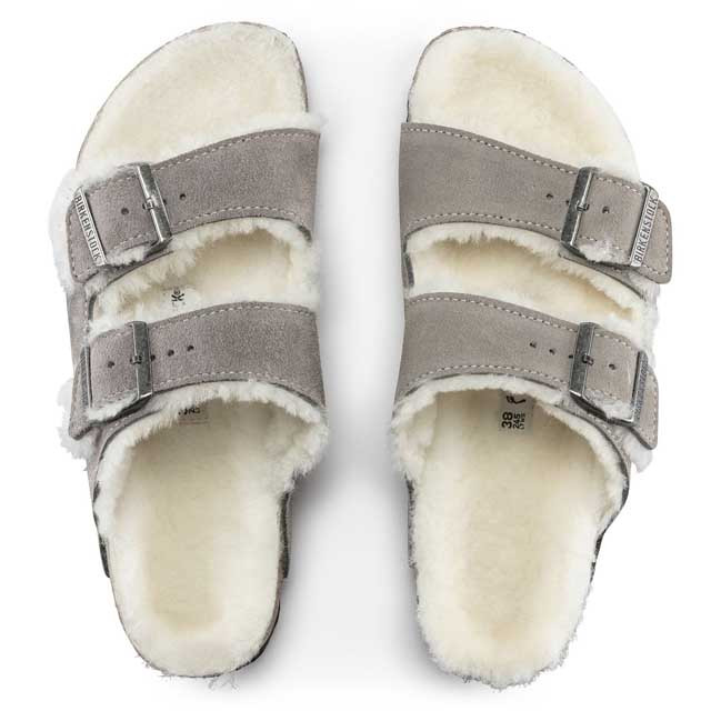 Birkenstock Women's Arizona Shearling Sandals 10 Birkenstock Women's Arizona Shearling Sandals