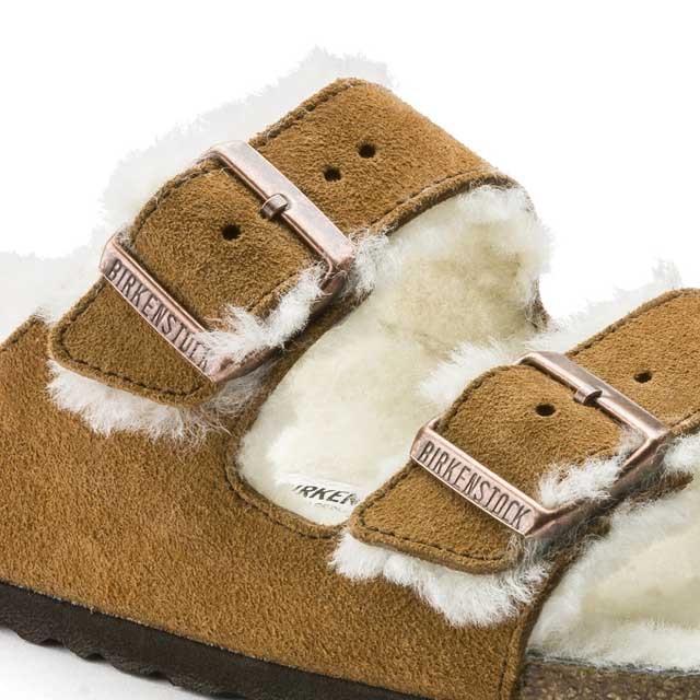 Birkenstock Women's Arizona Shearling Sandals 5 Birkenstock Women's Arizona Shearling Sandals