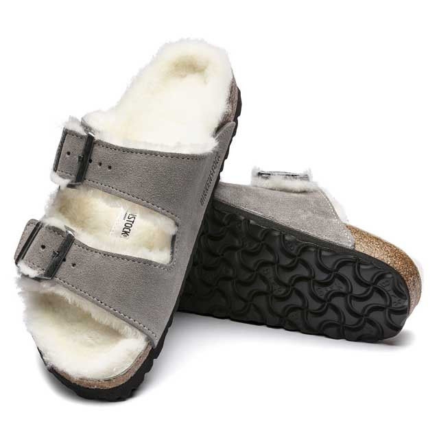 Birkenstock Women's Arizona Shearling Sandals 9 Birkenstock Women's Arizona Shearling Sandals
