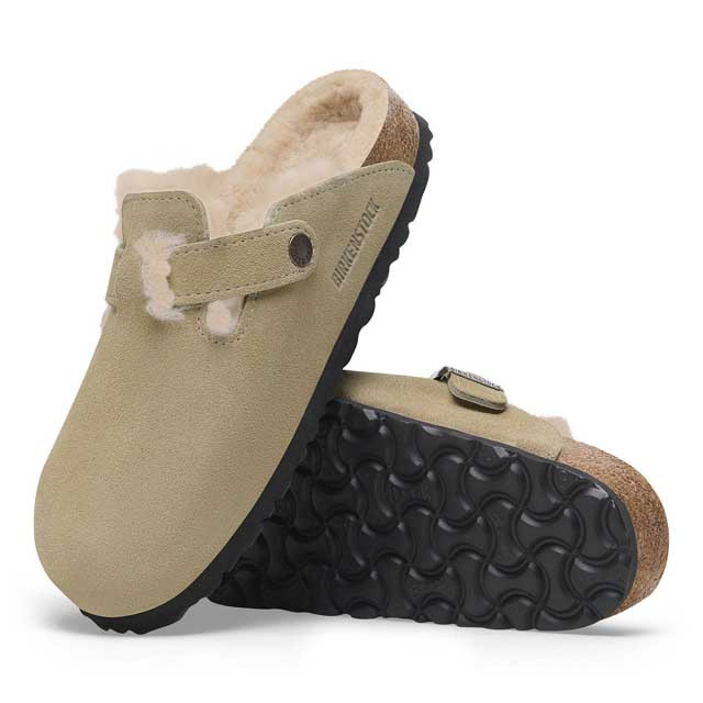 Birkenstock Women's Boston Shearling Clogs 10 Birkenstock Women's Boston Shearling Clogs