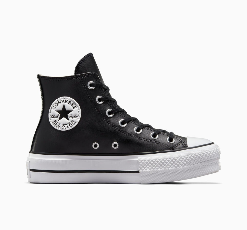 Converse Women's Chuck Taylor All Star Leather Platform High Top Shoes