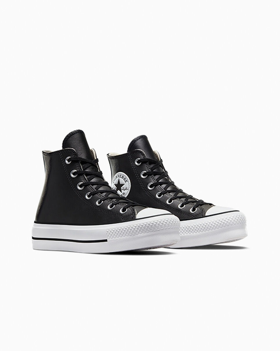 Converse Women's Chuck Taylor All Star Leather Platform High Top Shoes