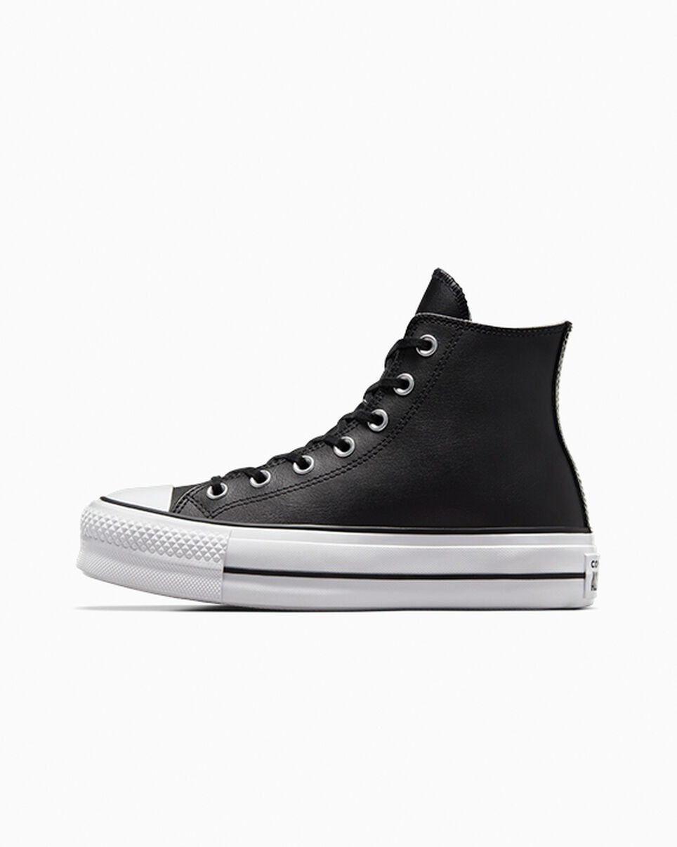 Converse Women's Chuck Taylor All Star Leather Platform High Top Shoes